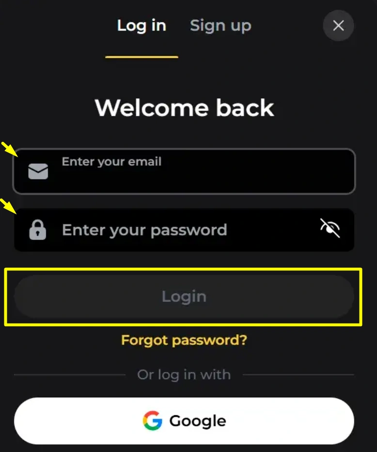 Vipzino Casino Login Process